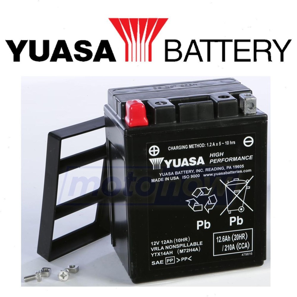 Yuasa Factory Activated Maintenance Free Battery for 1991-1998 Suzuki om