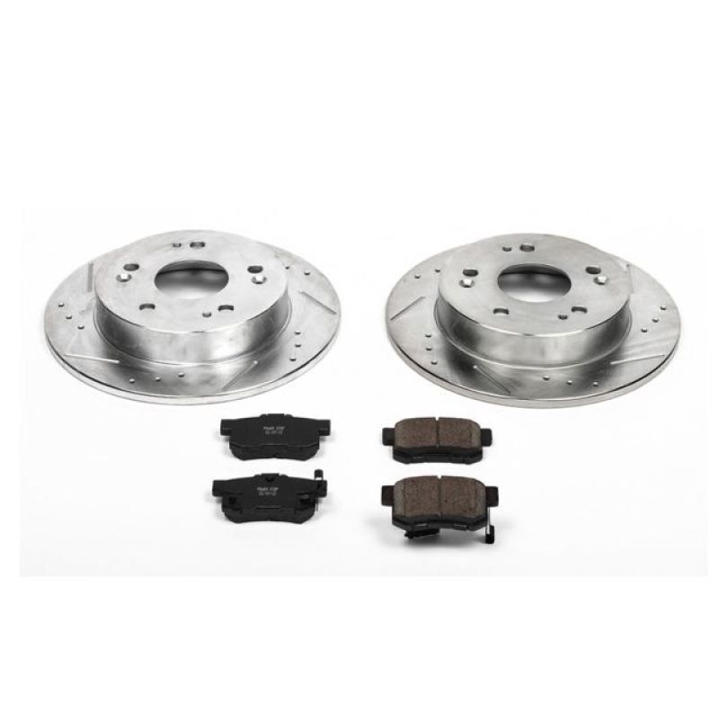Power Stop Fits 13-15 Acura ILX Rear Z23 Evolution Sport Brake Kit