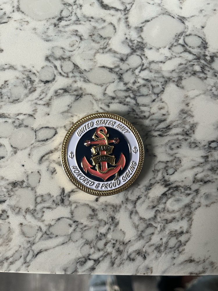 United States Navy Military Sibling Sister Coin