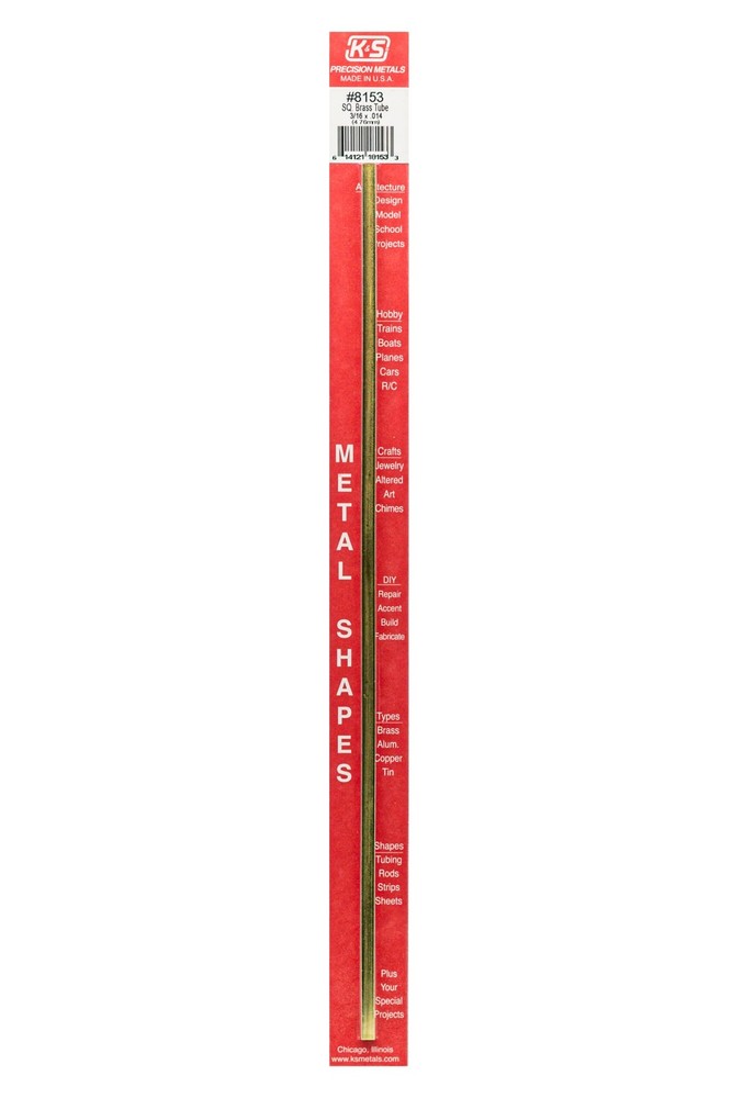 3/16 Sq Brass Tube ACC NEWAnother great item from Rarewaves USA | Free delivery!
