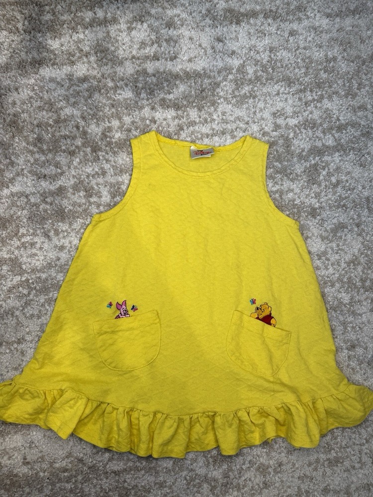 Vintage Kid’s Disney Pooh Tank Tee or Dress size L *READ