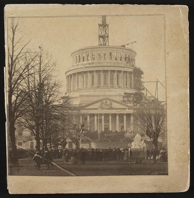 Photo:Inauguration of Abraham Lincoln at the U.S. Capitol, 1861