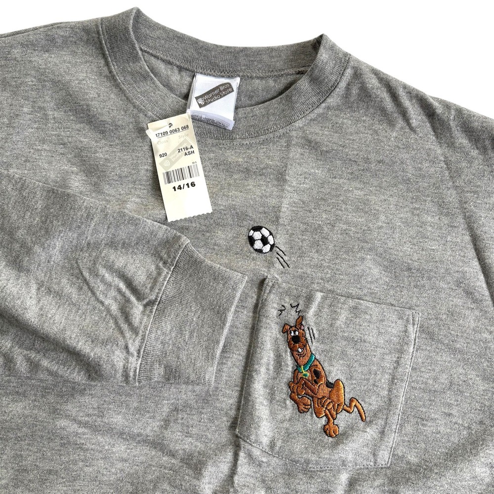 Vintage 1999 Scooby-Doo Cartoon Network Soccer Tee NWT Size XL 14/16
