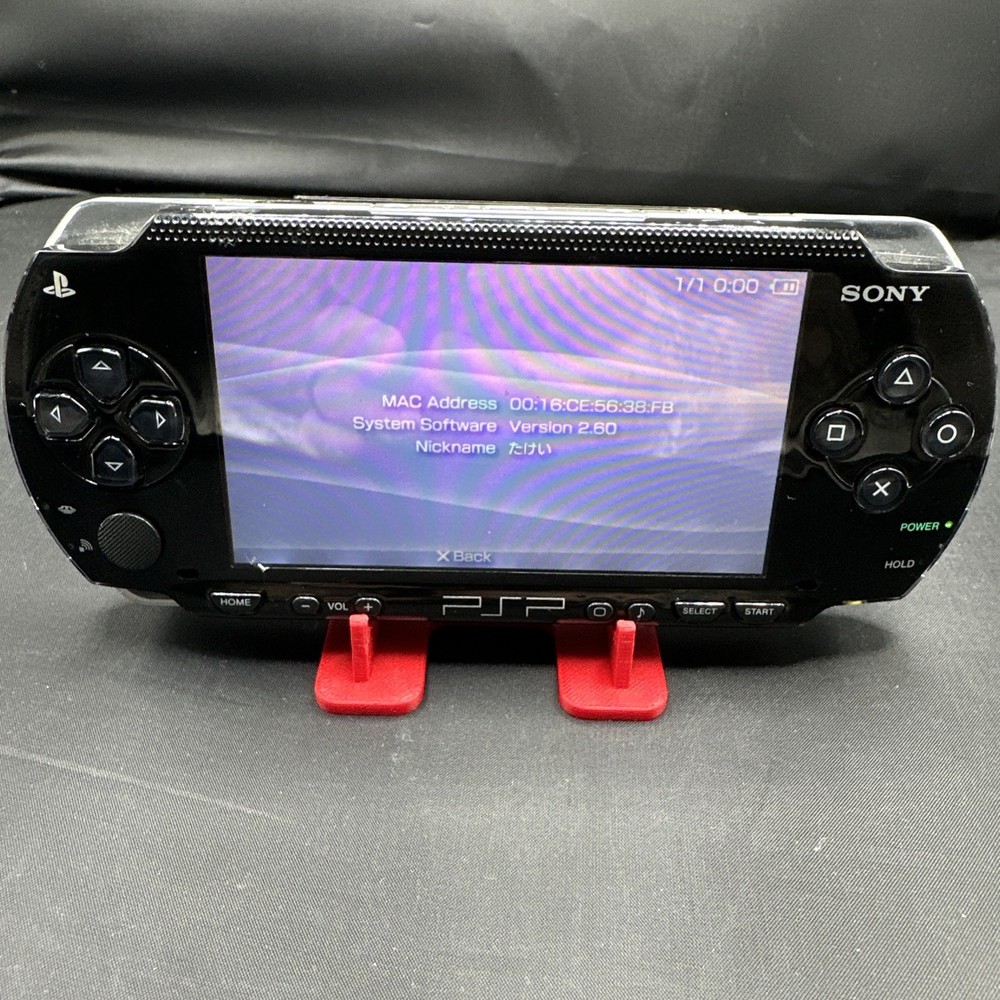 Sony Playstation PSP 1001 Black Handheld Console - Powers On Parts or Repair