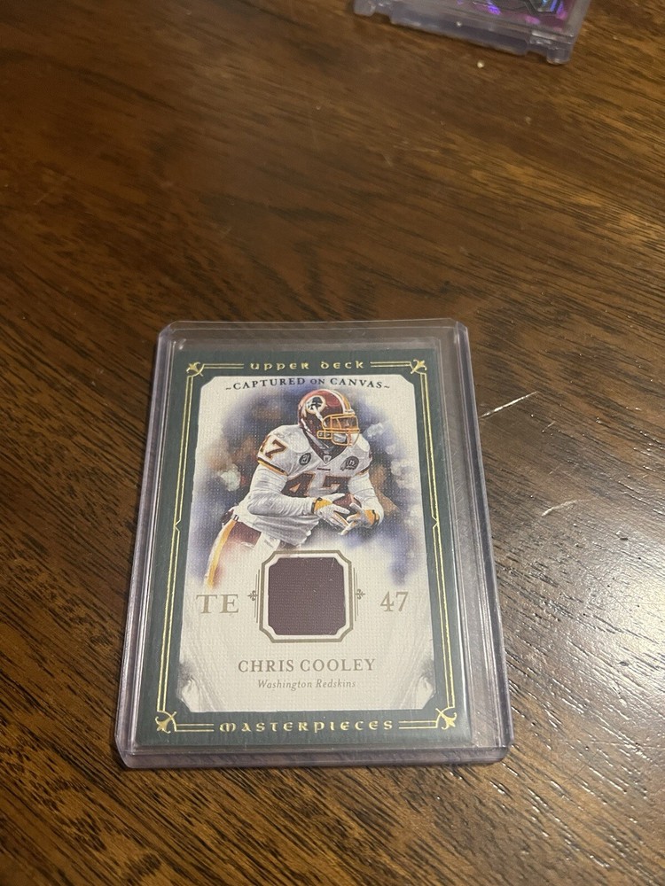 Chris Cooley Captured Canvas Game Used Patch