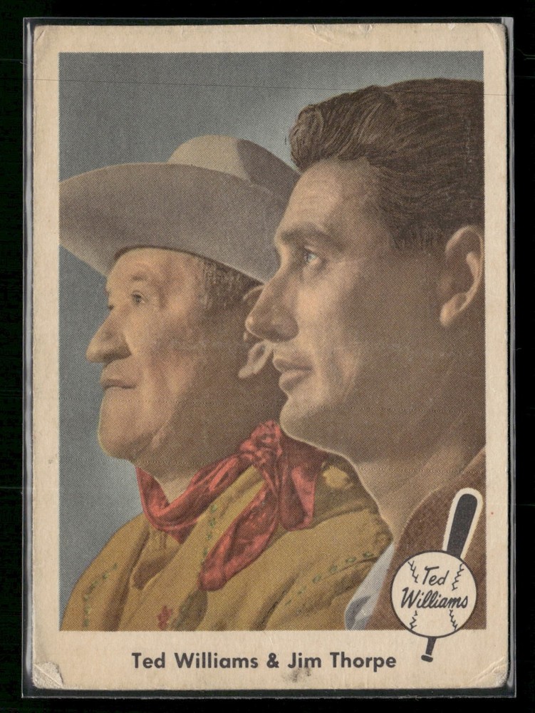 1959 Fleer Ted Williams #70 Ted Williams / Jim Thorpe