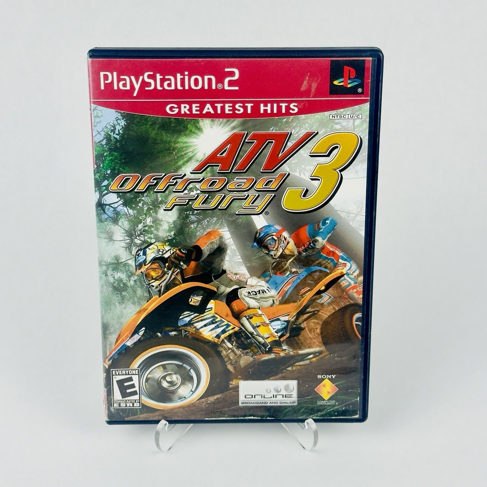 ATV Offroad Fury 3 (Sony PlayStation 2 PS2 2004) CIB  w/Manual Tested
