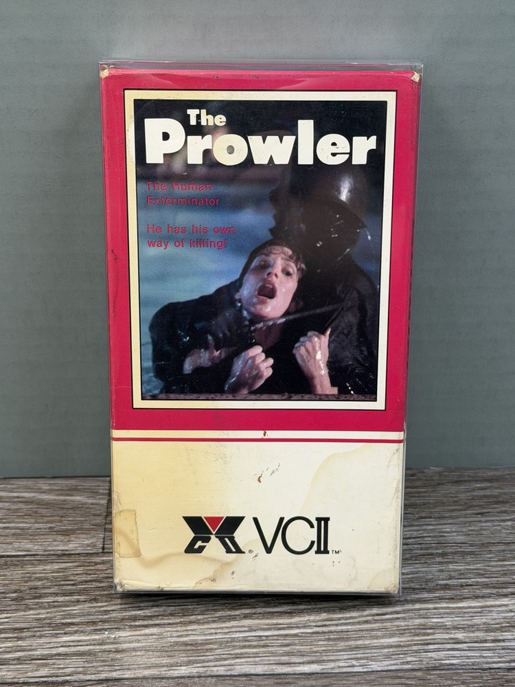 VTG 1981 VCII The PROWLER VHS- Vicky Dawson-Joseph Zito-Tom Savini-horror-slash