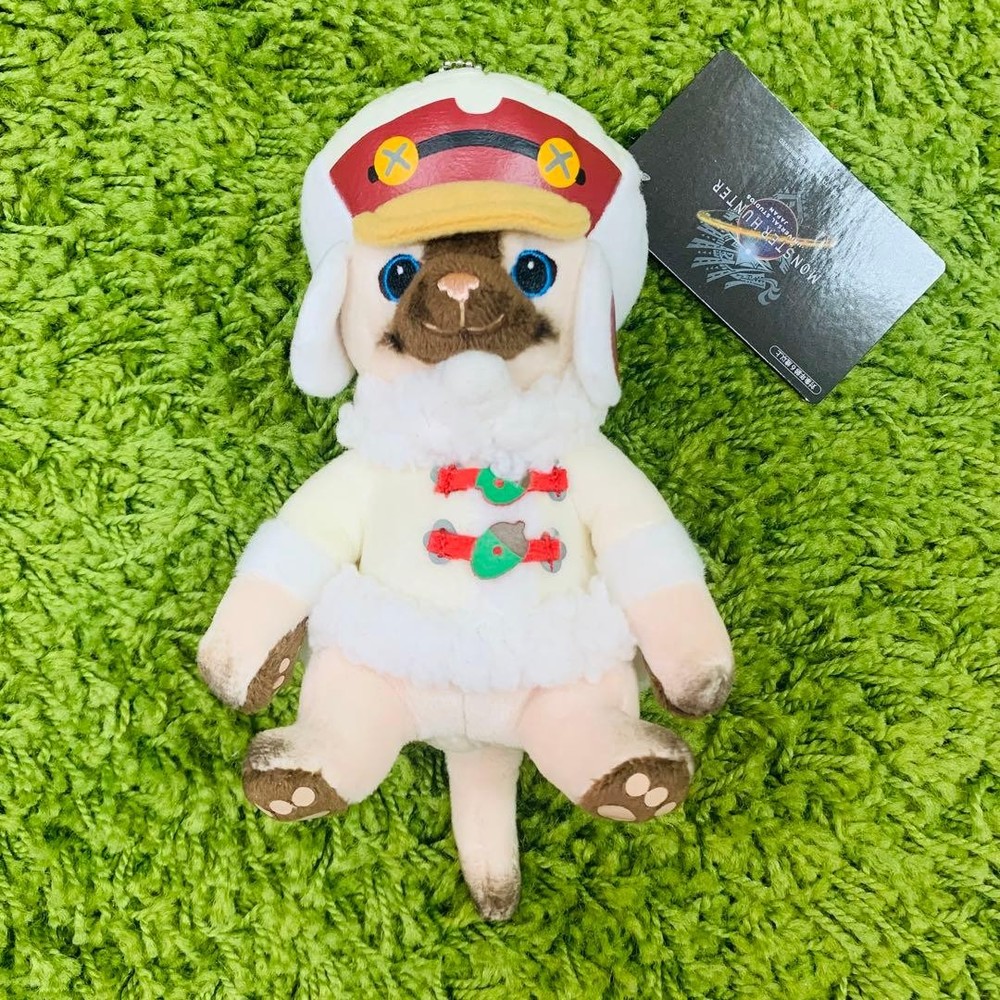 Universal Studios Japan Ailu Plush Keychain Monster Hunter Authentic