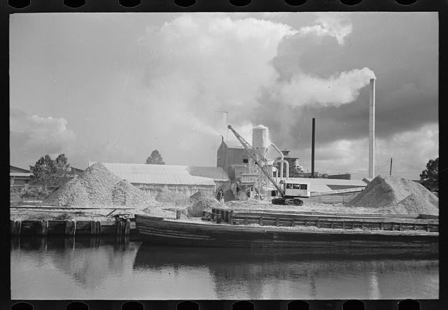 Photo:Houston Texas 1939 Oyster Shell Crushing Plant Port of Houston
