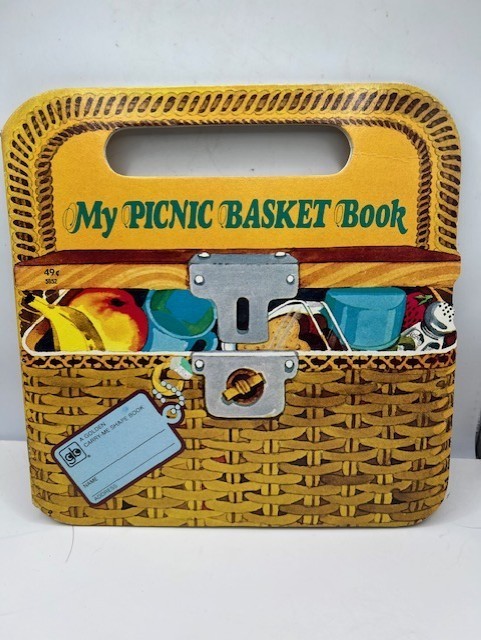 VTG A Golden Shape Book My Picnic Basket Book Second Printing 1978