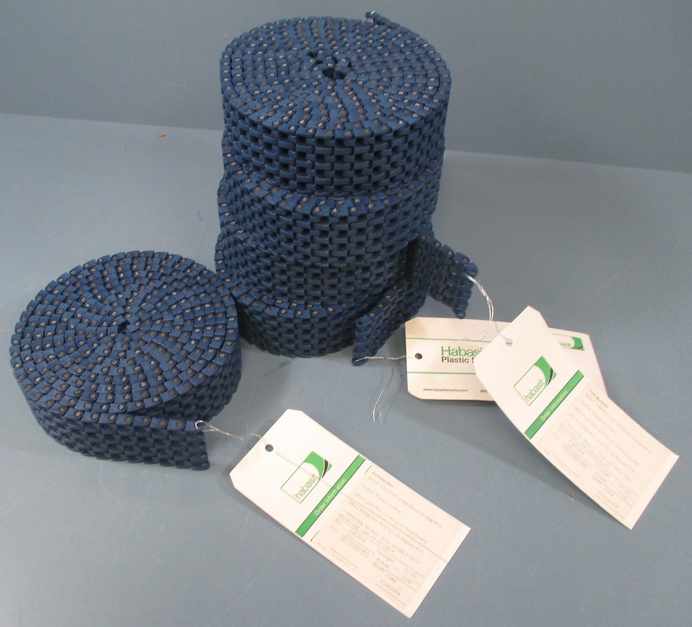 Habasit CM605 Curved Mesh Belts Acetal Blue 10' x 2