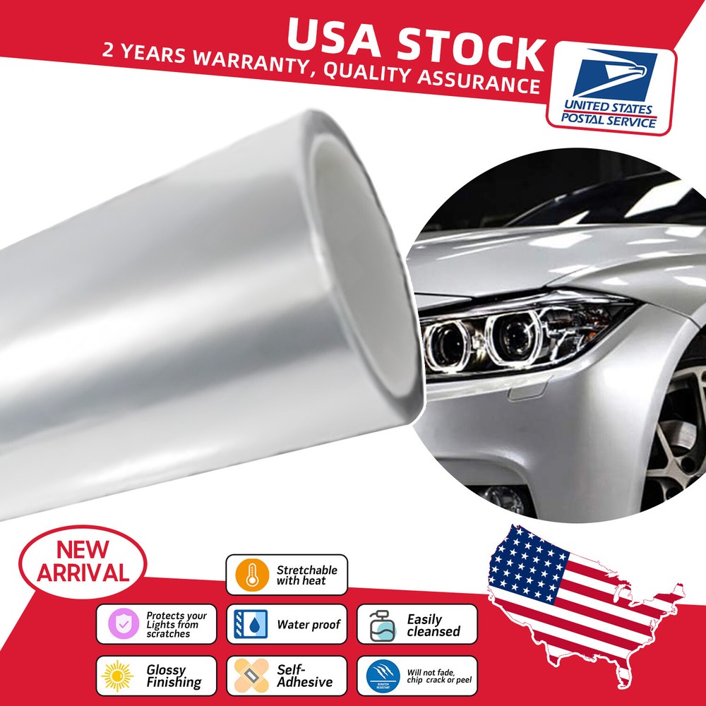 Premium Clear Smoke Tint Vinyl for Headlights, Taillights & Fog Lights