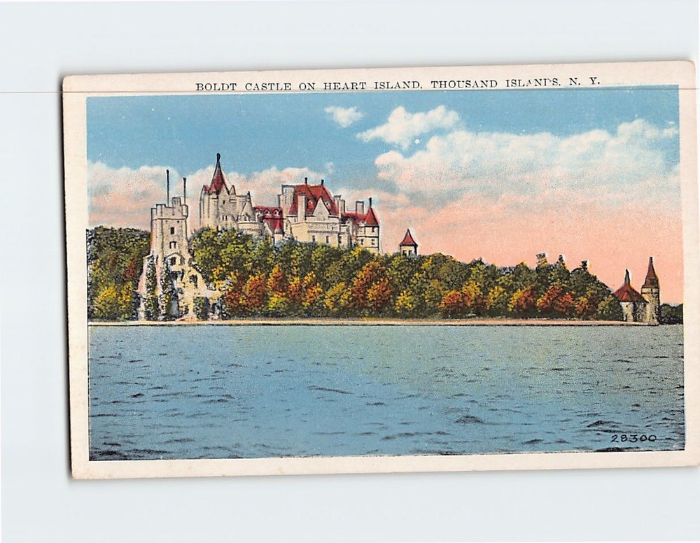 Postcard Boldt Castle Heart Island Thousand Islands New York USA