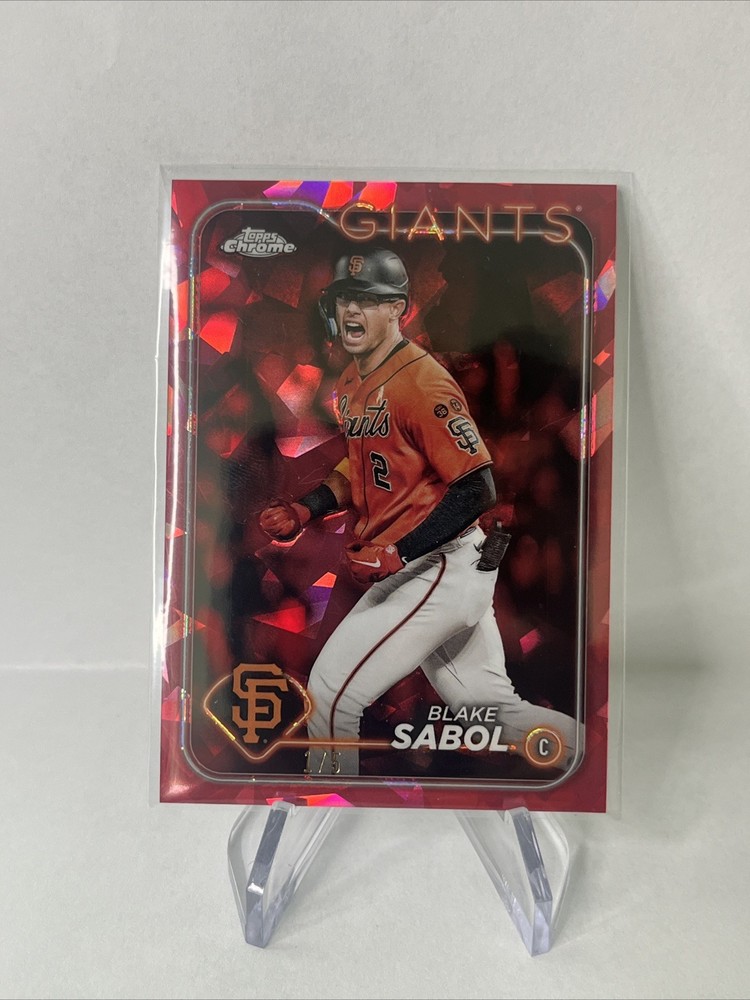 2024 Topps Chrome Sapphire Edition - Blake Sabol #521 Red /5