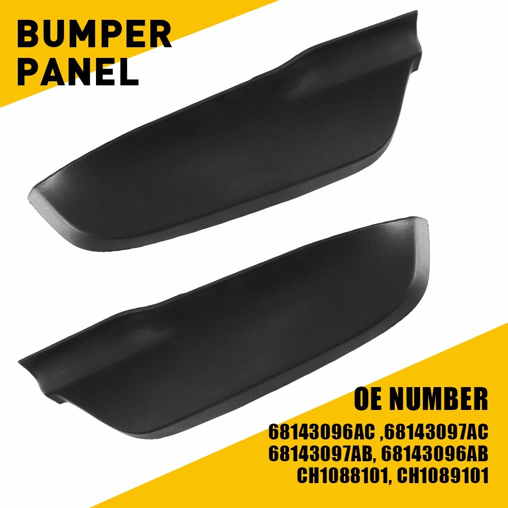 For Jeep Grand Cherokee 68143096AC 68143097AC Front Bumper Spacer Panel Pair