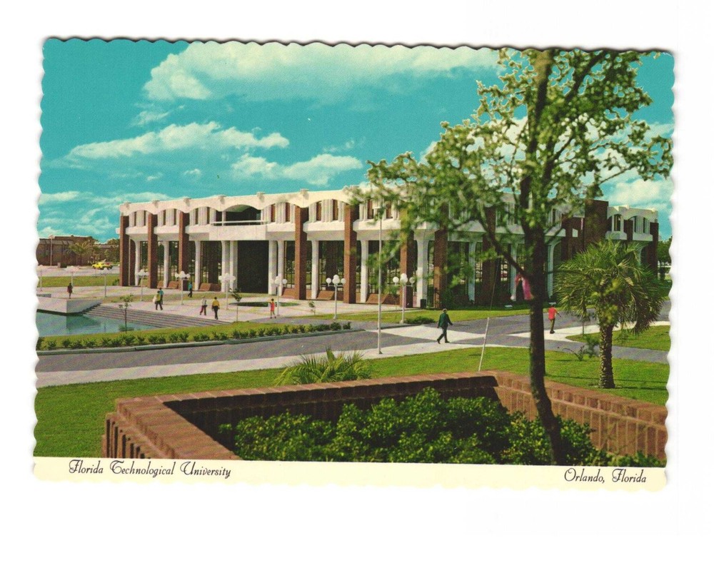 Florida Technological University Orlando FL vintage postcard unposted