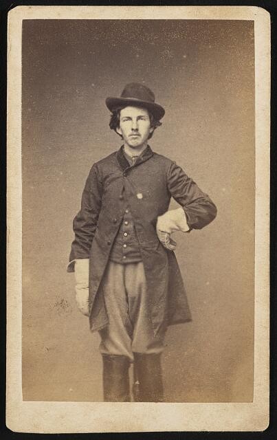 Nashville Tenn 1860s Unidentified 2nd Michigan Cavalry Soldier Union Uniform