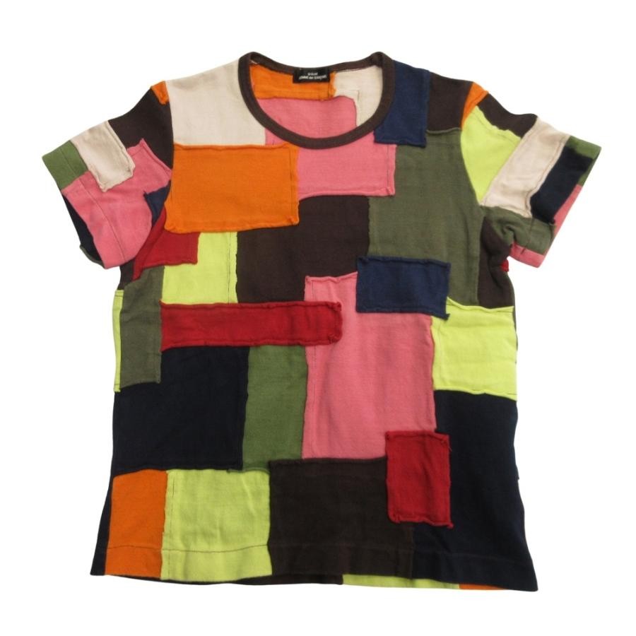 tricot COMME des GARCONS Vintage Patchwork T-shirt 00s Multicolor Women A