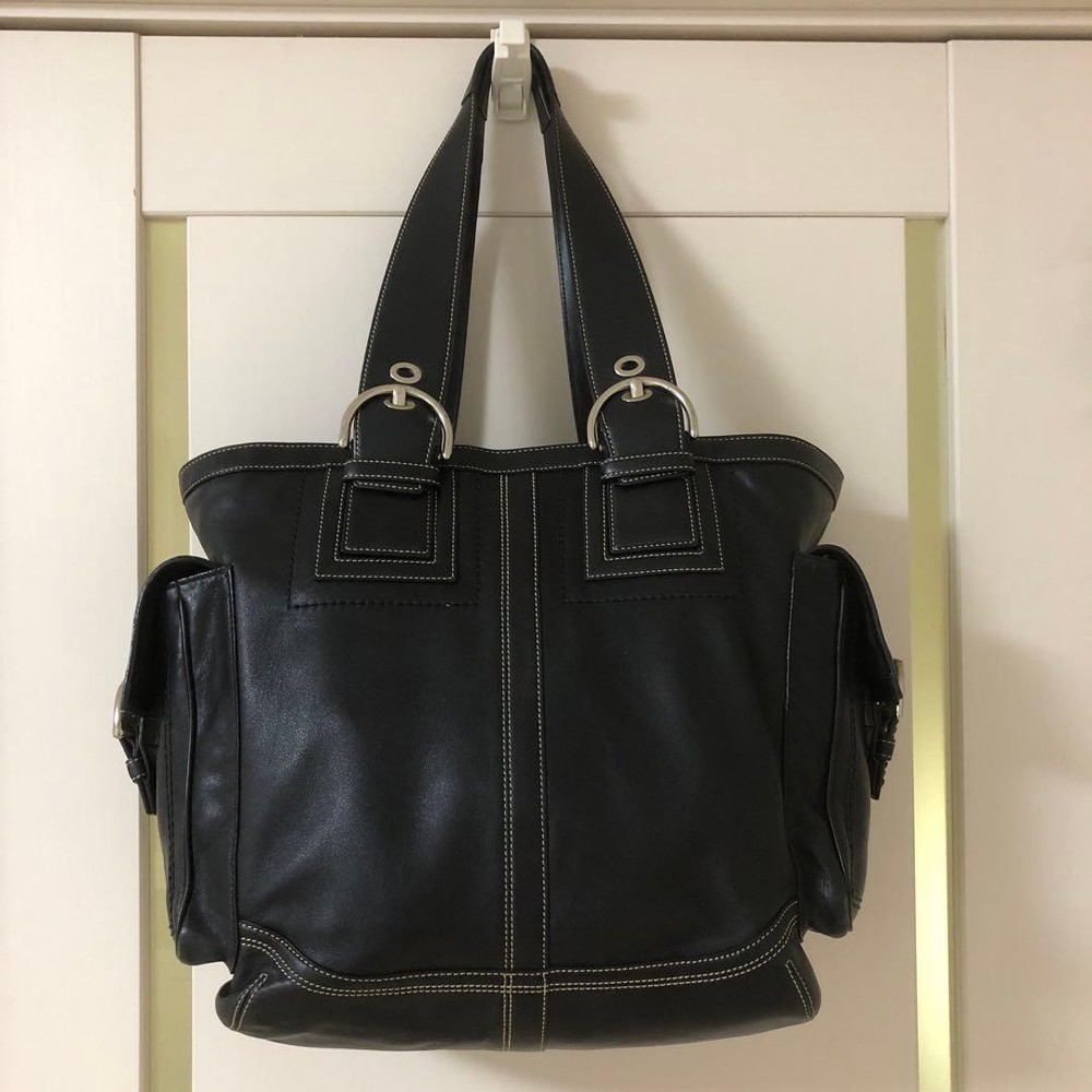 Coach Leather Tote Bag