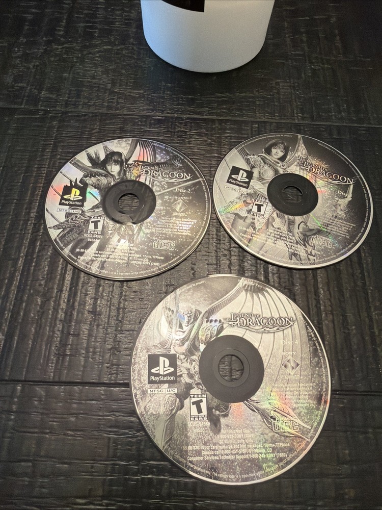 The Legend of Dragoon (Greatest Hits) PlayStation 1 PS1 - Discs 2 3 4 ONLY