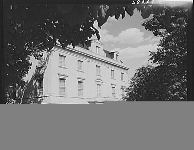 Photo:Untitled 1930s Colonial Mansion Historic House Exterior Trees