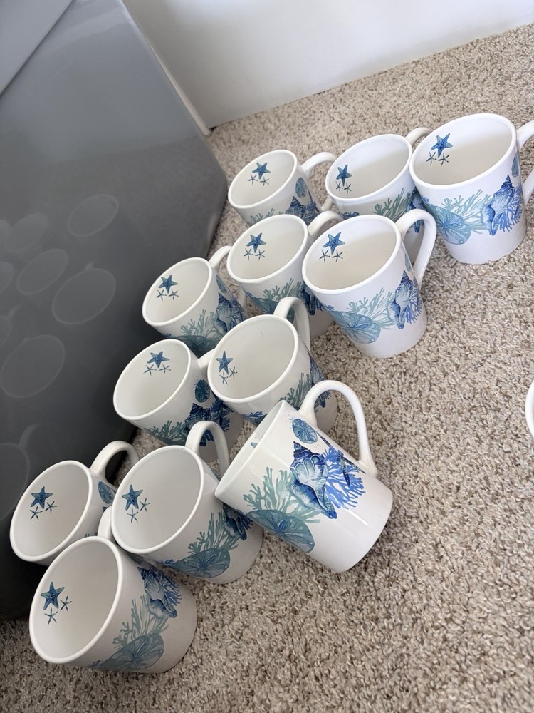 Ocean Theme Mugs set of 4
