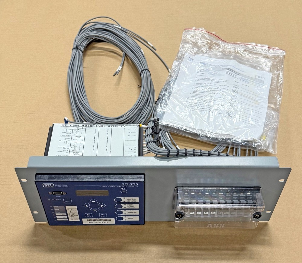 NEW Schweitzer Engineering SEL-735 Power Quality and Revenue Meter Assembly