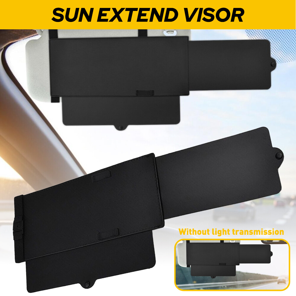 Universal Car Sun Shade Visor Extension for Anti-Glare Driving Protection