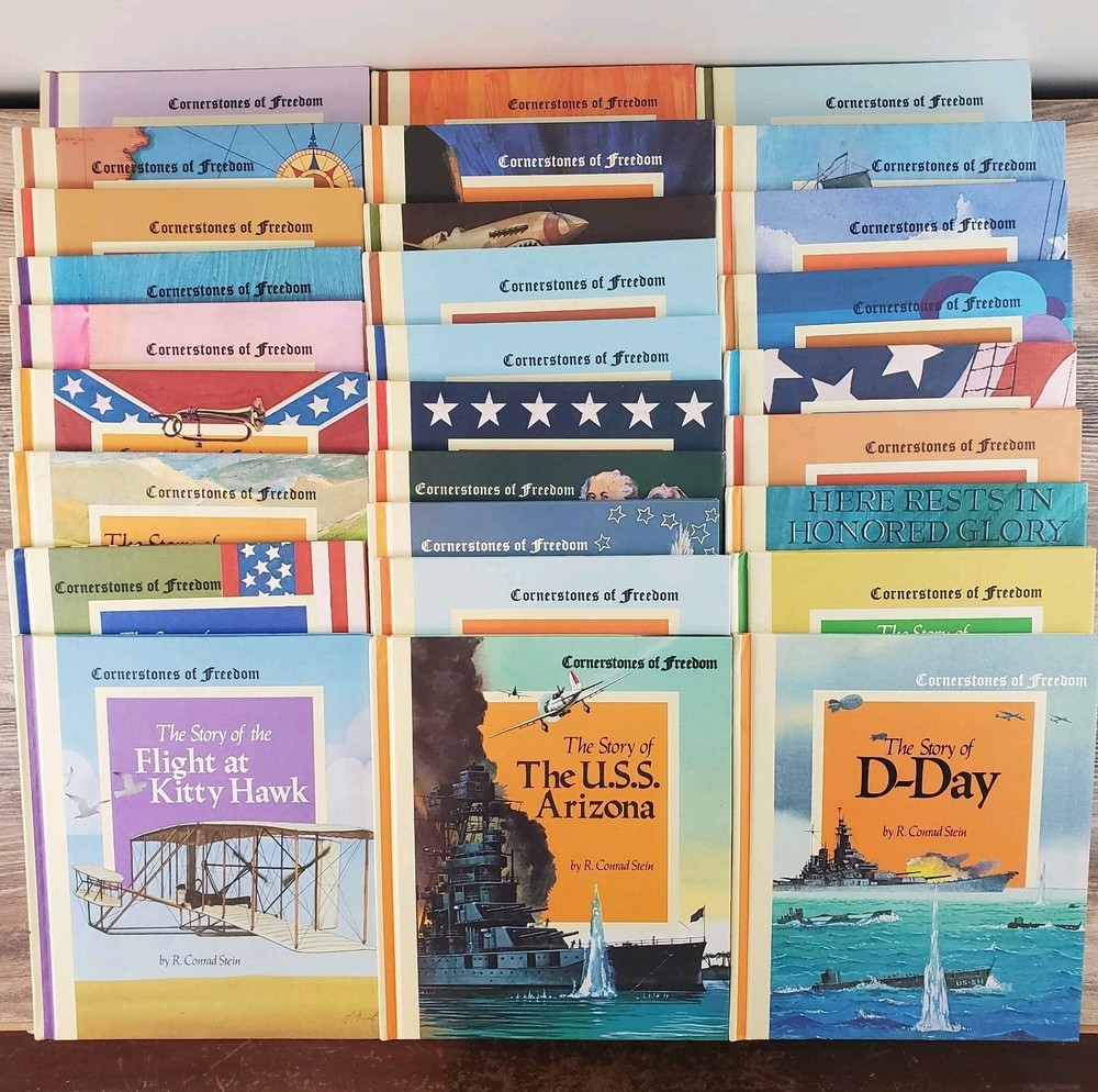 Cornerstones of Freedom Lot of 28 Books Homeschool American History Hardcover