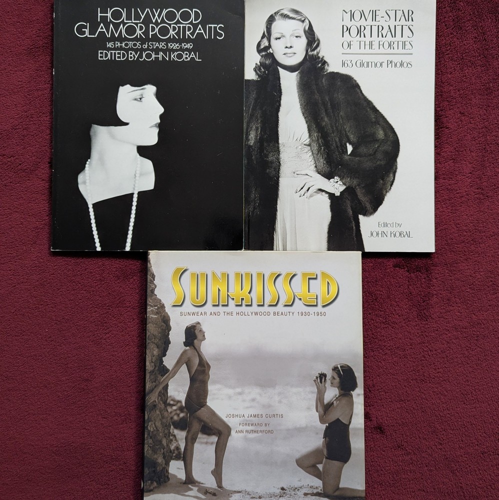Movie-Star Hollywood Glamor Portraits & Sunkissed Swimwear: Marilyn, Rita, Garbo