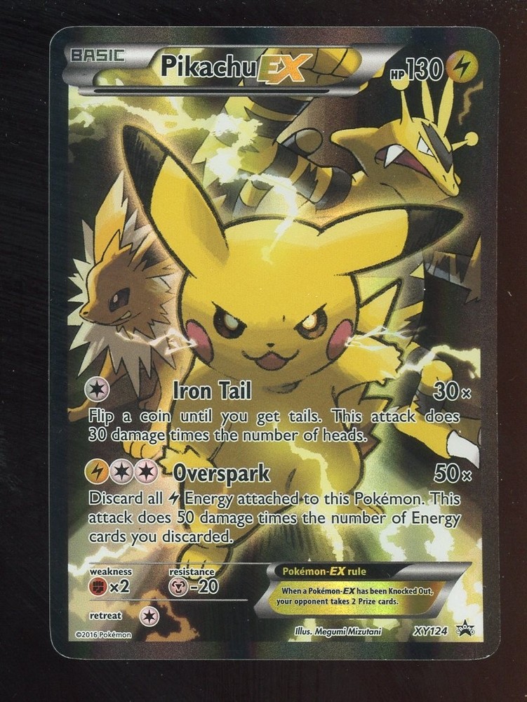 2016 Pokemon XY BSP Red & Blue Collection #XY124 FA Pikachu EXPROBSTEIN is actively accepting consignments !!