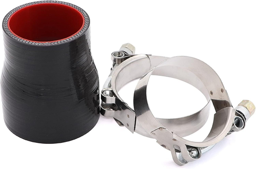 2-2.5 Inch 4-Ply Silicone Turbo Reducer Hose with T-Bolt Clamp