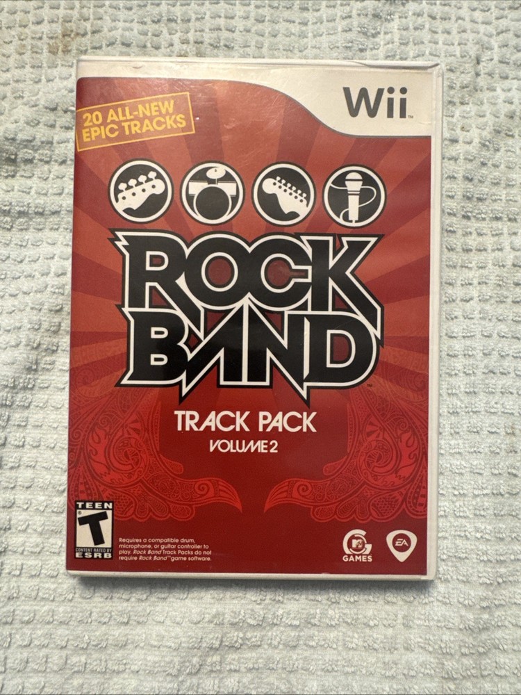Rock Band Track Pack: Vol. 2 (Nintendo Wii, 2008)
