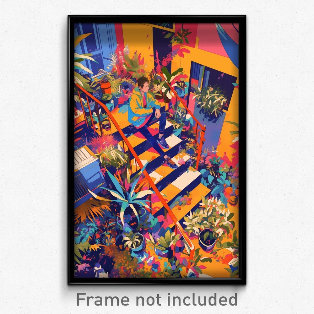 Vibrant Vietnamese Retro Film Poster - Colorful Aisle Art Print