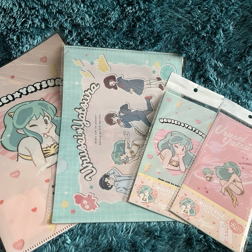 Urusei Yatsura Japan Exclusiv Vintage Japanese Manga Anime Clear Folder File Lum