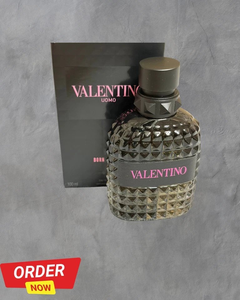 Uomo Born In Roma by Valentino 100ml 3.4 fl oz EDT Cologne Spray New In Box