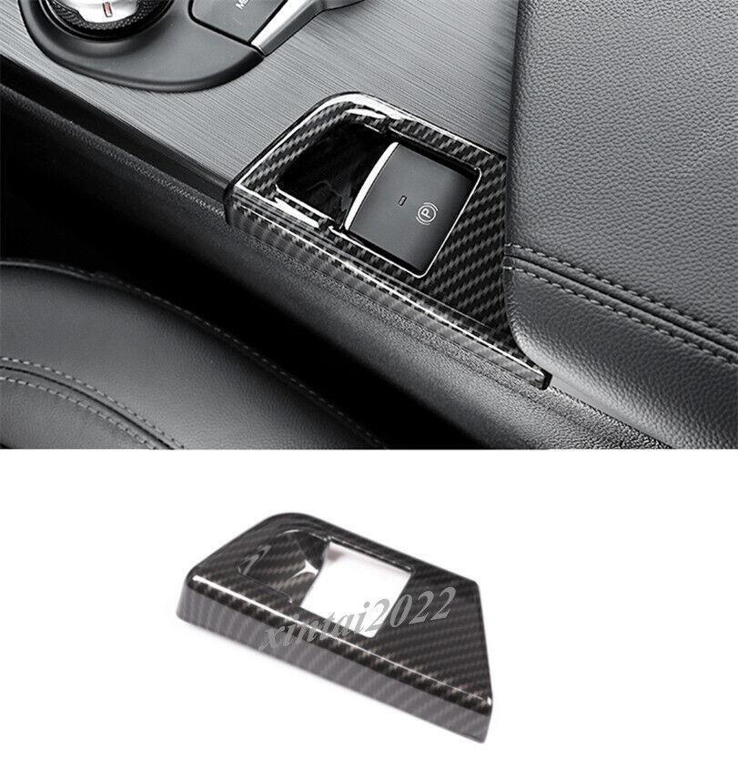 Carbon Fiber Handbrake Button Cover for Alfa Romeo Giulia 2017-2019