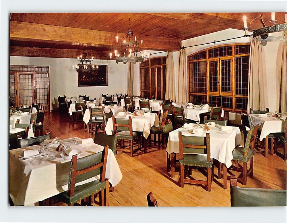 Postcard Interior  Parador Nacional Raimundo De Borgona Avila Spain