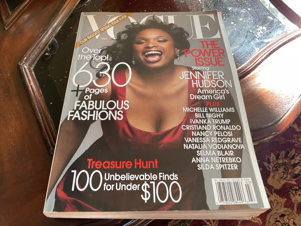 Vogue Magazine March 2007, Jennifer Hudson, Excellent Cond