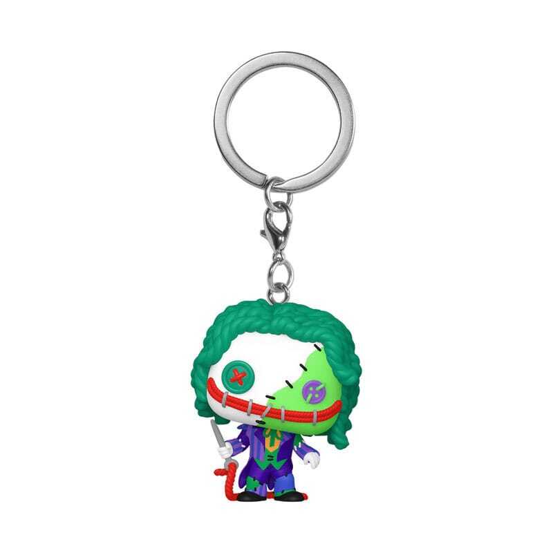 DC Patchwork Pocket POP Keychains! Vinyl Joker 4cm Display (12)