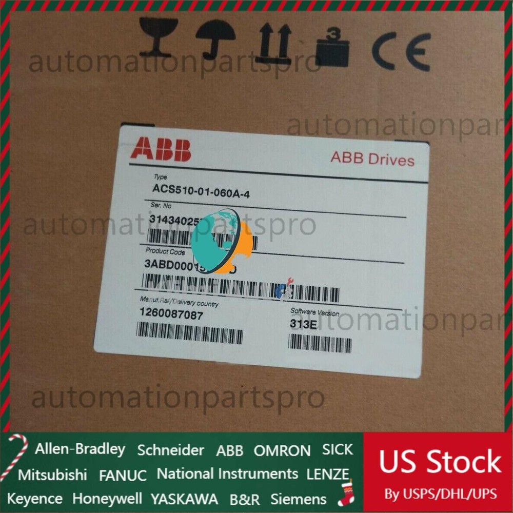 1PC New ABB ACS510-01-060A-4 30KW Frequency Inverter Drives No Keypad