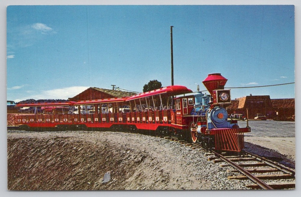 Royal Gorge Silver Rock Railroad Train Canon City Colorado Postcard