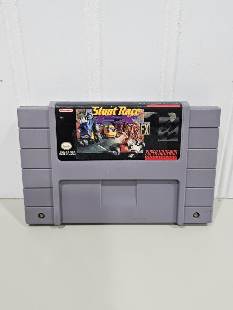 Stunt Race FX Super Nintendo SNES Video Game Cartridge Only Tested and Working