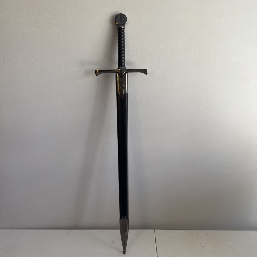Camelot Replica King Arthur Sword with Sheath Stainless Steel Cosplay Prop Decor