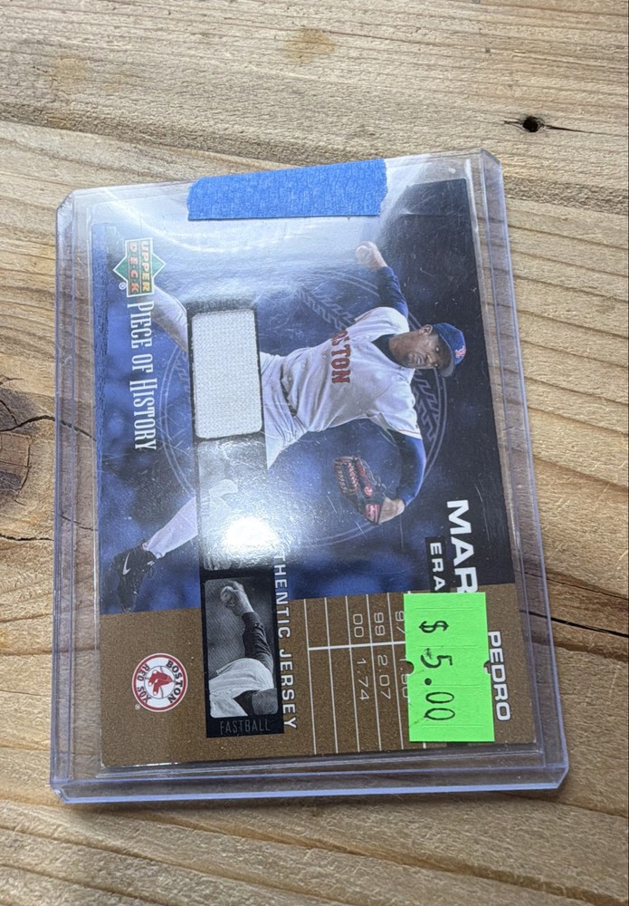 2002 Upper Deck Piece Of History - Era Leaders Pedro Martinez #EL-PM Memorabilia