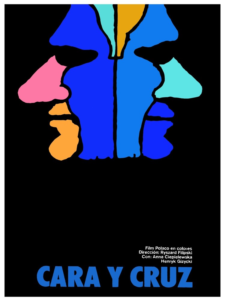Cara y cruz Polish film wall Decoration Poster.Graphic Art Interior design.3323