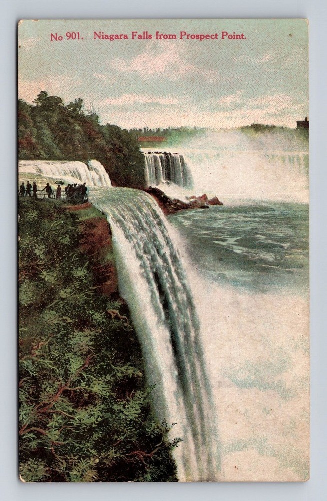 Niagara Falls Ontario-Canada, From Prospect Point, Antique, Vintage Postcard