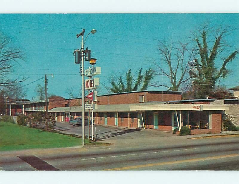 Unused Pre-1980 OLD CARS & UPTOWN MOTEL Florence South Carolina SC u0218@