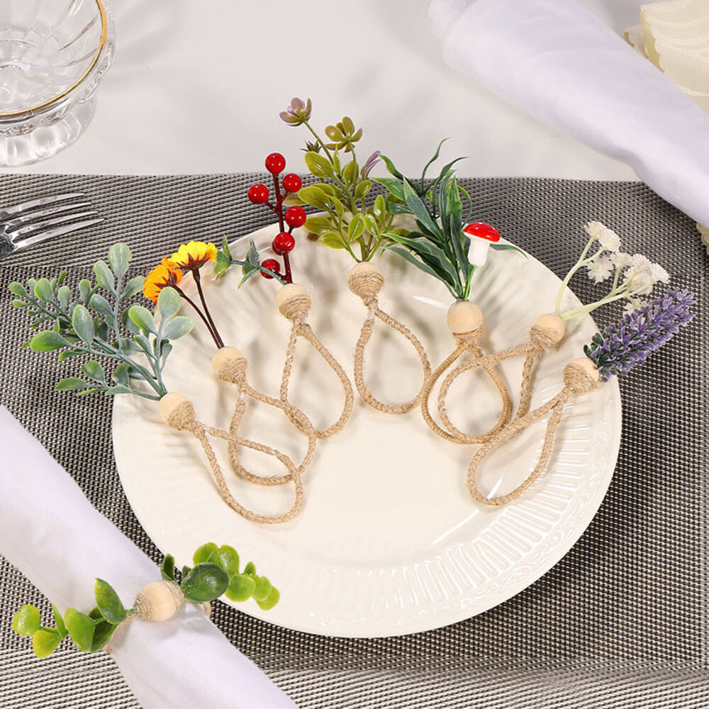 Napkin Ring Napkin Buckle Towel Ring Table Decor Party Decor Nature Elegant